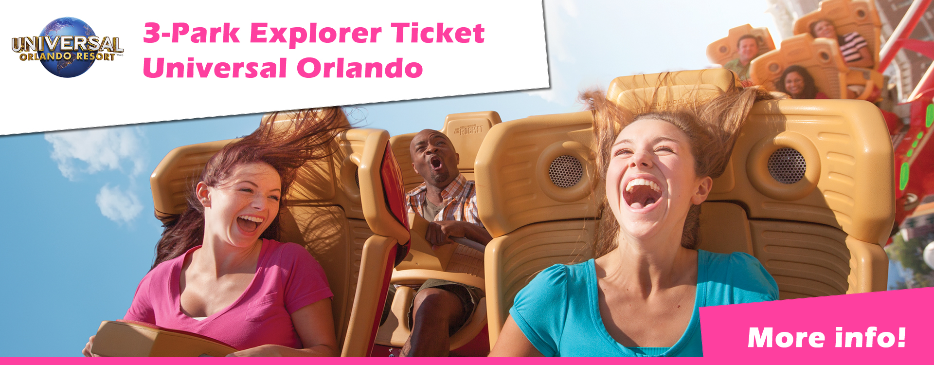 Universal Orlando 3-Park Explorer Ticket (Unlimited) - Orlando Attractions